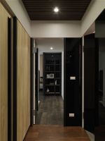 现代简约风格二居室效果图