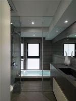 现代简约风格二居室效果图