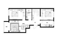 北坞嘉园87平欧式两居
