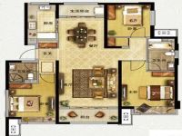 中建·红杉溪谷 田园风格 三居室190平