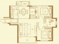 中建·红杉溪谷 现代简约 三居室120平