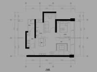 绿地中央广场·云谷 一居室 现代简约 90平