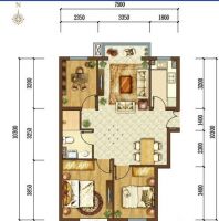 首开国风美唐三居室新中式