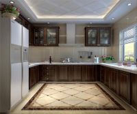 绿地国宝21城一三居地中海装修案例