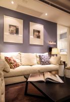 120平米现代简约三居室装修效果图