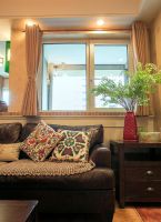 70平田园复古风格小户型设计效果图