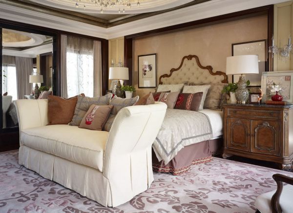 欧式古典风格设计卧室装修效果图