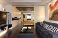 65平现代一室一厅设计装修效果图