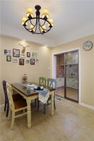 110平米美式三室一厅装修设计效果图