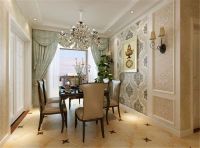 高雅宁静的简欧风格效果图-顺义金宝城小区