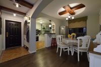 美式混搭风格二居室设计装修效果图