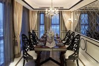 时尚黑白简欧风格三居设计