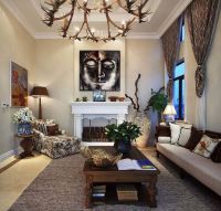 东南亚装修四居欣赏图