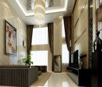 领秀翡翠山300平欧式风格装修案例