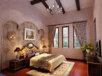 孔雀城大湖200平英式风格装修案例