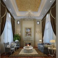 御汤山600平简欧风格装修效果图