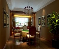 中海紫金苑227平简欧风格装修案例