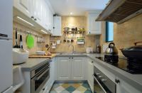 美式复古设计二居室装修图片