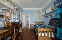 美式复古设计二居室装修图片