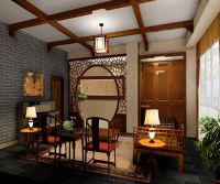 自在香山350平中式风格装修案例