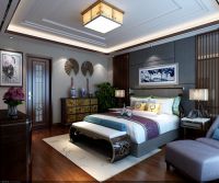 北京龙湖好望山220平中式风格装修案例