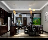 好望山220平现代中式风格装修案例