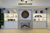 美式家居卫生间洗脸盆效果图