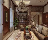 北京御墅500平美式风格装修案例