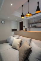 商务简约设计一居室效果图