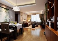 北京华贸城80平新中式