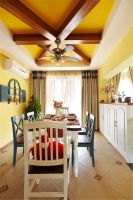 处处充满撞色与冲突的混搭三居室