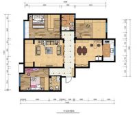 荣盛华府-简欧-三居室