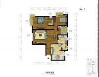 富力新城-简美风格-四居室