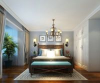 东恒时代-美式复古-两居室