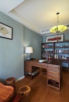 素雅原木禅风中式三居设计