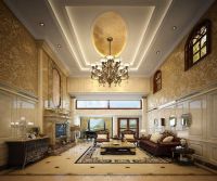 西山壹号院440平新中式风格装修案例