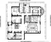 天润福熙大道267平混搭风格装修案例