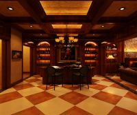 金隅澜湾360平叠拼美式风格装修案例