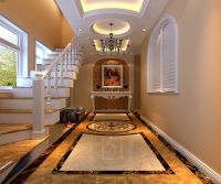 廊坊孔雀城172平美式田园风格装修案例