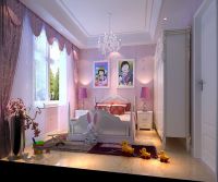 廊坊孔雀城172平美式田园风格装修案例