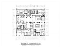现代简约三居二厅客厅主卧装修效果图