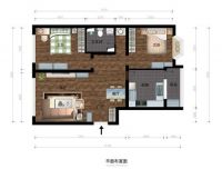 现代简约—嘉铭桐城—二居室