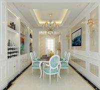 简欧风格—长阳半岛中央城—四居室