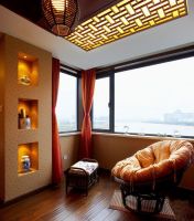休闲中式三居装潢大全