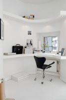 北欧精灵纯白公寓设计