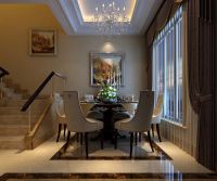 恒大书院337平简欧风格装修案例