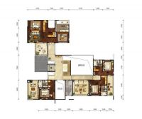 富力湾400平田园风格装修案例