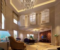 别墅兴涛园360平简欧风格装修案例