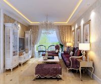 金岛花园复式160平简欧风格装修案例