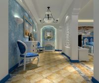 潮白河孔雀英国宫287平地中海风格装修案例